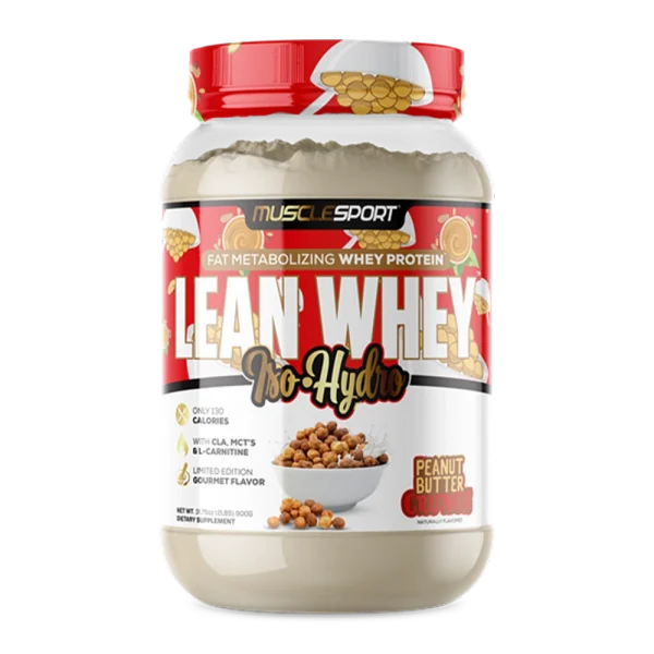 Lean Whey Iso Hydro Protein Powder Peanut Butter Crunch